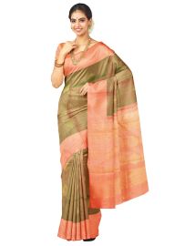 Kanmanie Soft Silk Butta Design with 5 Inch Satin Border Rich Pallu Saree