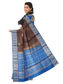 Kanmanie Soft Silk Floral Butta Design with 5 Inch Jacquard Border Saree