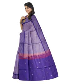 Kanmanie Vazhainaar Pattu Lavender Purple Blue Butta Saree