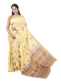 GraceCharm Kovai Cotton Floral Butta Design with Border Saree