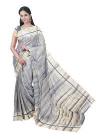 Gracecharm Fancy Chiffon Geometric Medallion Jaal with Geometric Pallu Saree