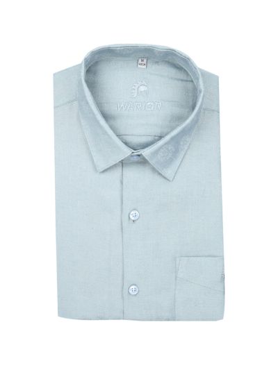 Warior Men’s Tonal Round Butta Jacquard Full Sleeve Shirt