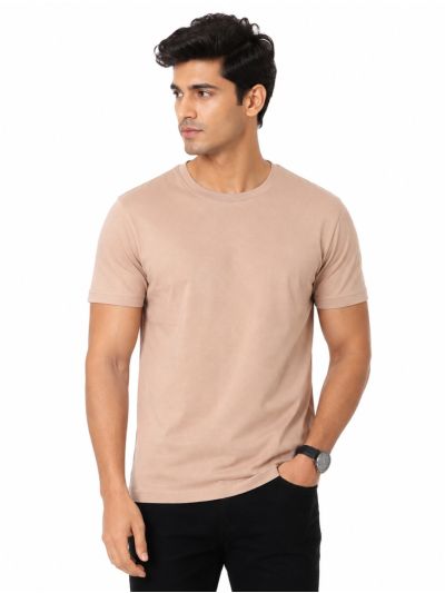 Warior Men's Vertical Armor Typographic Back Print Crew Neck T-Shirt