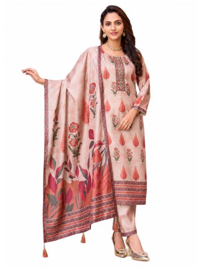 Graceful Muse Readymade Floral Leaf Butta Salwar Kameez