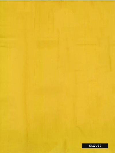 Gracecharm Pure Soft Silk Floral Butta with Geometric Brocade Pallu Saree