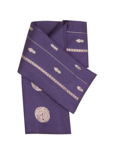 Vipanji Elegant Pure Soft Silk Striped and Butta Design Borderless Saree