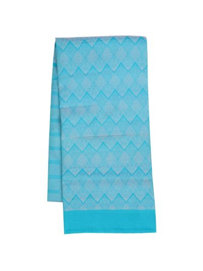Gracecharm Elegant Pure Soft Silk Striped Butta Design with Borderless Saree