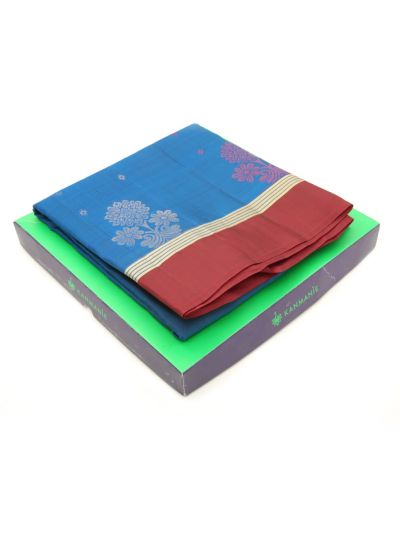 Kanmanie Soft Silk Butta Design with 1.5 Inch Tissue Border Saree 