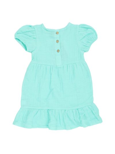Chellakutti Girls Bunny Floral Wreath Ruffle Frock