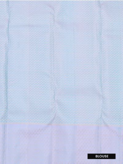 Vivaha Kanchipuram Pure Silk Butta with Diagonal Stripe Pallu Saree