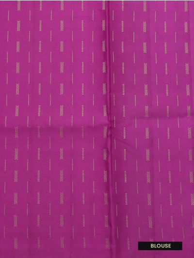 Kanmanie Soft Silk Floral Butta Design 2 Inch Zari Tissue Border Saree
