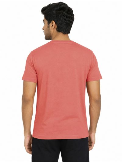 Warior Men's Distressed Native American Chief Graphic Print Crew Neck T-Shirt