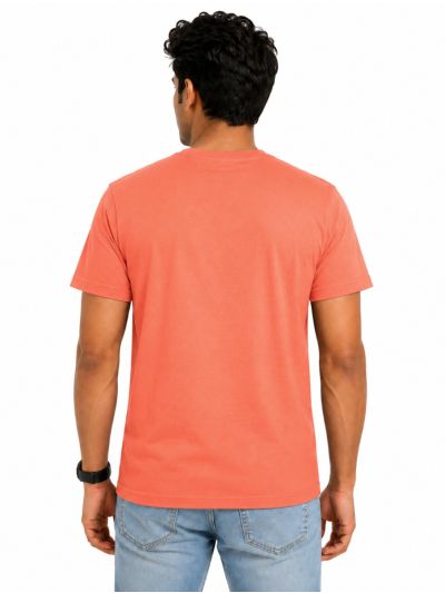 Warior Men's Victory Hand Gesture Graphic Print Crew Neck T-Shirt