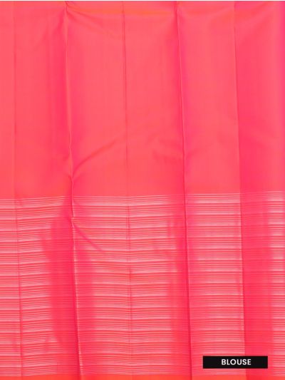 Gracecharm Elegant Pure Soft Silk Striped and Butta Design with Border Saree