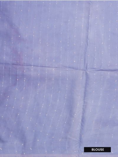 BlossomEase Art Tussar Chevron Design Contrast Border Saree