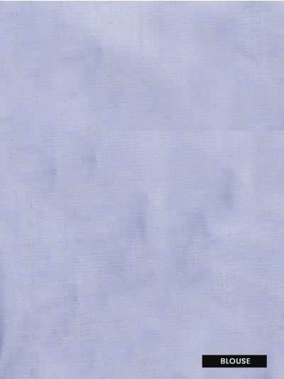 BlossomEase Art Tussar Checked Design Contrast Border Saree