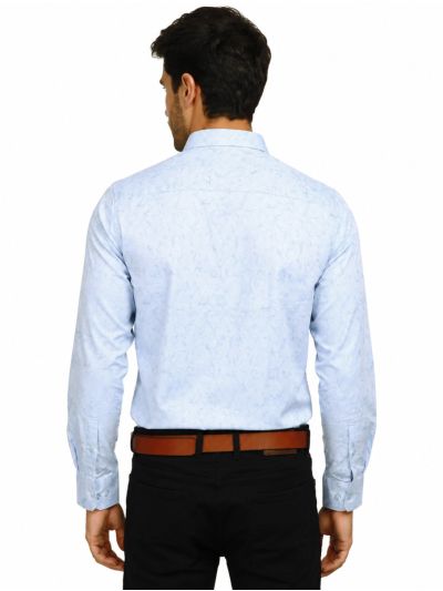 Warior Men’s Marble Print Full Sleeve Shirt