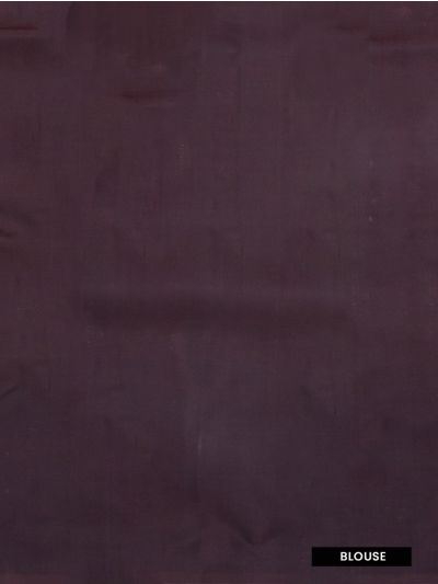 Gracecharm Pure Soft Silk Cow Motif with Diamond Brocade Pallu Saree