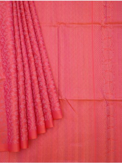 Gracecharm Elegant Pure Soft Silk Floral Design with Borderless Saree