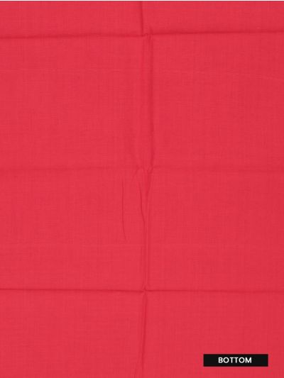 Graceful Essence Kanchi Cotton Plain with Geometric Border Dress Material