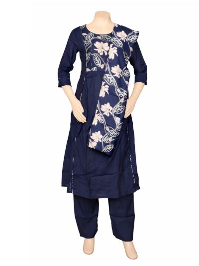Graceful Muse Readymade Embroidered Salwar Kameez