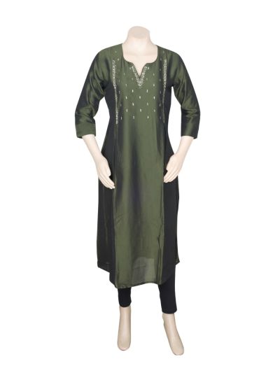 ChicVibe Elegant Embroidered Women’s Kurti