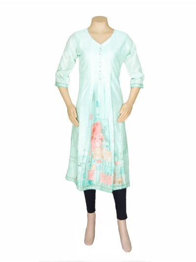 ChicVibe Elegant Printed Women’s Kurti