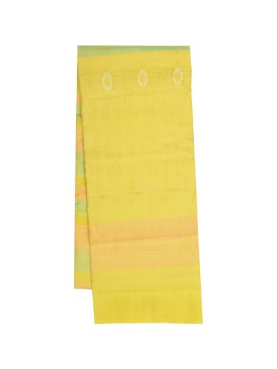 Gracecharm Elegant Pure Soft Silk Striped Design Borderless Saree