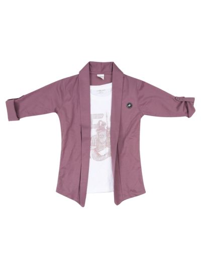 Gracecharm Boys Premium Hosiery Casual Jacket and T-Shirt