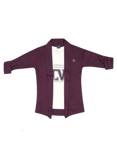 Gracecharm Boys Premium Hosiery Casual Jacket and T-Shirt