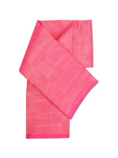 Gracecharm Elegant Pure Soft Silk Geometric Design with Small Border Saree