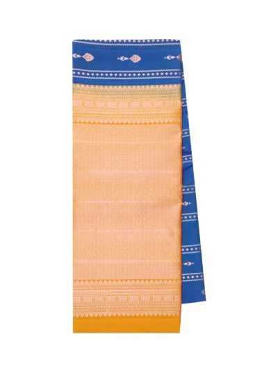 Gracecharm Elegant Pure Soft Silk Butta Design Contrast Border Saree