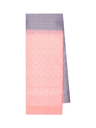 Gracecharm Elegant Geometric Butta Design Contrast Border Saree