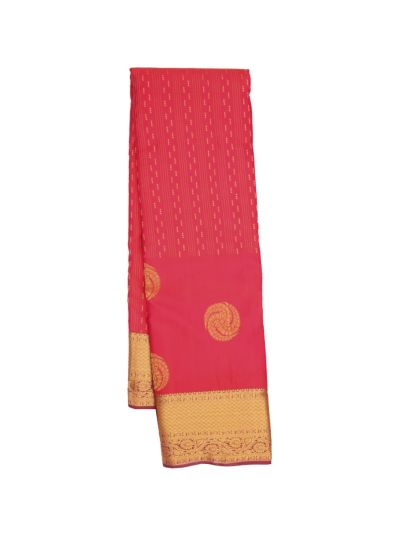 Gracecharm Art Soft Silk Striped and Butta Design with Border Saree
