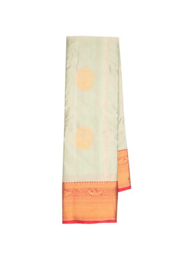 Gracecharm Art Soft Silk Butta Design with Contrast Border Saree
