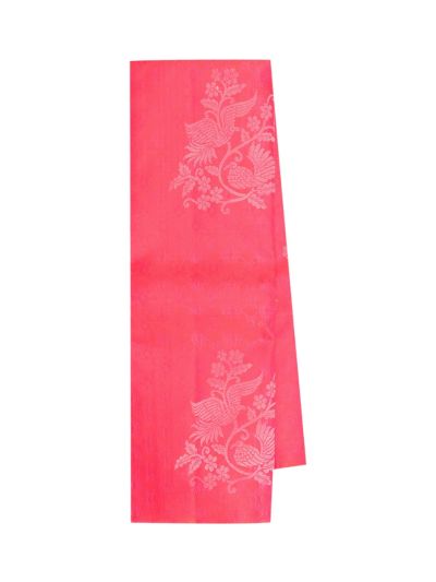 Gracecharm Elegant Floral Butta Design with Borderless Saree