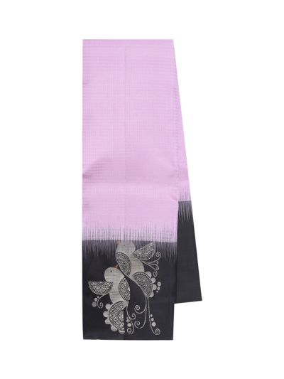 Gracecharm Elegant Striped Design with Contrast Border Saree