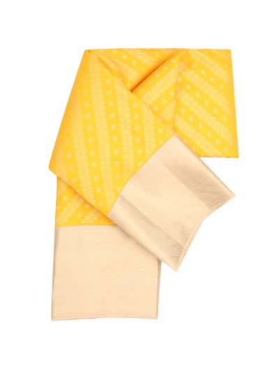 Vivaha Pure Silk Kanchipuram Wedding Jacquard Floral Motif with Zari Border Saree