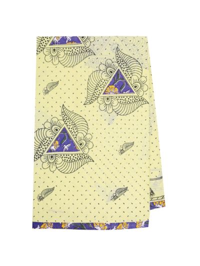 Gracecharm Elegant Hyderabad Cotton Patch Work with Border Saree