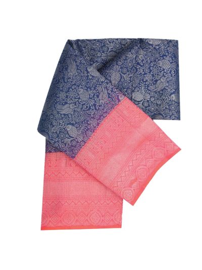 Gracecharm Elegant Parrot Motif Design with Border Saree