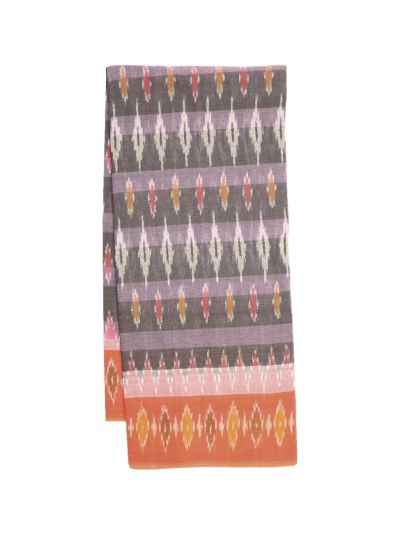 Gracecharm Pochampally Cotton Ikat Design with Border Saree