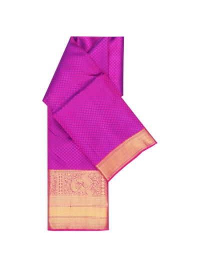 Vivaha Arani Pure Silk Traditional Butta Design with Zari Border Saree
