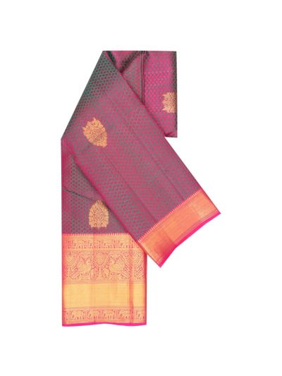 Vivaha Arani Pure Silk Wedding Butta Design with Zari Border Saree