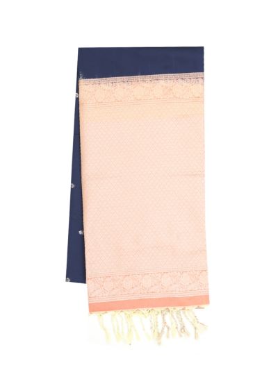 Gracecharm Elegant Art Soft Silk Butta Design Contrast Border Saree