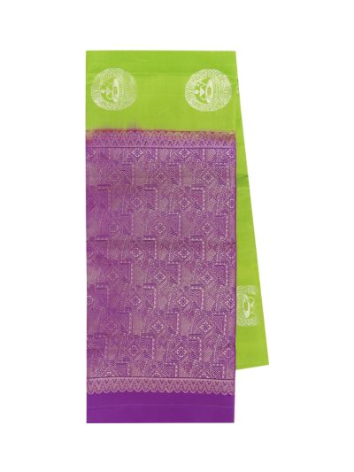Gracecharm Elegant Pure Soft Silk Butta Design Borderless Saree