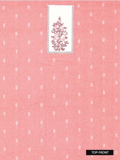 Graceful Essence Cotton Geometric Butta Dress Material 