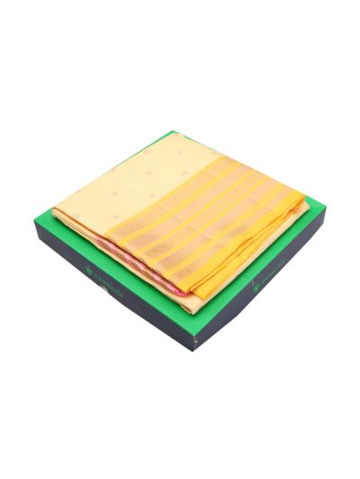 Kanmanie Soft Silk Small Butta Design with Traditional Border Saree