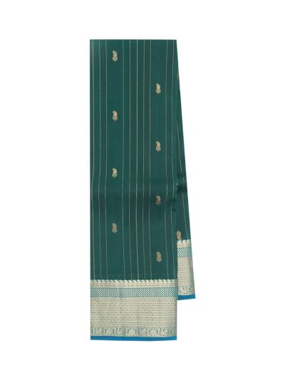 Gracecharm Gift Art Silk Butta Pinstripe with Zari Border Saree