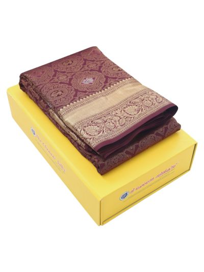 Gracecharm Uppada Silk Traditional Motif Paisley Pallu Saree