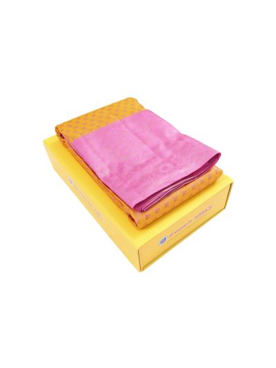 Vivaha Pure Silk Wedding Kanchipuram Small Butta with Contrast Border Saree